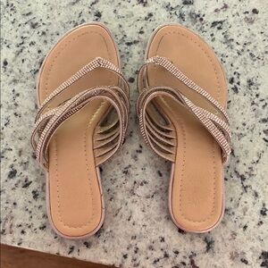 Elegant Tan Strappy Sandals
